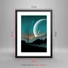 Gerahmtes Poster - Schwarzer Rahmen - Himmel Nacht Produktbild-Vorschau 5
