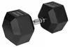 Hantel żeliwny gumowany HEX 40 kg REBEL ACTIVE Podgląd zdjęcia produktu 1