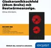Exquisit Kochfeld EKC 300-380 | Glaskeramik | Touch Control Produktbild-Vorschau 2