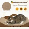 Gimars XXL Krabplank voor katten, 78 cm, met een design dat Productafbeelding-voorbeeld 3