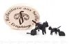 Katzenfamilie in Spandose (3,5cm) von Dregeno Seiffen Produktbild-Vorschau 1