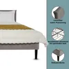 Bett mit Lattenrost, Polsterbett, Bettgestell 160x200 cm, Produktbild-Vorschau 3