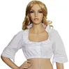 Dirndlbluse dirndel bluse Trachtenbluse Trachtenmode Weiß, Produktbild-Vorschau 2