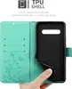 Cadorabo Hülle für LG V60 ThinQ in FLORAL TÜRKIS Produktbild-Vorschau 5
