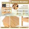 COSTWAY Cuisine extérieure pour enfants, cuisine pour Voir les images du produit 7