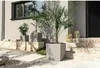LECHUZA-Pot de fleurs CUBE Cottage 50 Marron sable | Pot de Voir les images du produit 19