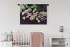 MuchoWow® Wandteppich Wandbehang Pastellfarbene Blumen auf Produktbild-Vorschau 2