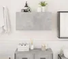 vidaXL Szafka łazienkowa betonowa szara 80x25x40 cm Podgląd zdjęcia produktu 3