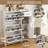 Merax Schuhschrank mit 3 Klappen, Schublade und Produktbild-Vorschau 7