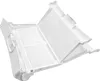 A white lint filter for a dryer, shown from a slightly elevated angle. Anteprima dell’immagine prodotto