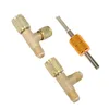 1/4-inch ventielkern, messing T-stuk adapter, Productafbeelding-voorbeeld 5