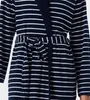 Schiesser peignoir feather terry bathrobe with hood navy Voir les images du produit 3