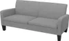 vidaXL Pohovka pro 3 osoby 180x65x76 cm světle šedá Náhled obrázku produktu 4