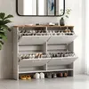 FCH Schuhschrank schmal mit 4 Klappen, Schuhregal für den Produktbild-Vorschau 2