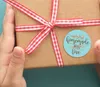 48x hochwertige Etiketten "homemade WITH love" rund hohe Produktbild-Vorschau 2