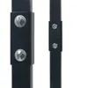 Rastrelliera per Legna da Ardere Nera 80x25x150 cm in Anteprima dell’immagine prodotto 4