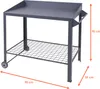 4.00 Mobiler Pflanztisch aus Metall - ca. 90x55x90 cm - Produktbild-Vorschau 2