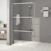 The Living Store Sprchová zástěna pro sprchový kout Silver Náhled obrázku produktu 2