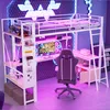 Letto a castello Flieks 90x200 cm con LED, letto a soppalco Anteprima dell’immagine prodotto 3