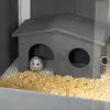 PawHut Hamsterkäfig aus Holz für Zwerghamster Nagerkäfig Produktbild-Vorschau 5