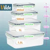 Vilde | Lebensmittelbehälter - 12 Stück - mit Deckel und Produktbild-Vorschau 5