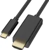 USB-C Stecker auf HDMI Stecker Kabel Adapter PC Laptop Produktbild-Vorschau 1