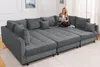 riess-ambiente Moderne XXL Wohnlandschaft KENT 305cm Produktbild-Vorschau 3