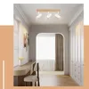 ZMH Plafonnier Blanc Spot de plafond 3 flammes en bois Voir les images du produit 4