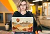 MuchoWow® Laptop Aufkleber Sticker Cover Vintage - Zeitung Produktbild-Vorschau 5