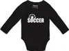Huuraa Baby Body Soccer Ball 74 Black  Baumwolle Fairtrade Produktbild-Vorschau 1