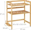 Étagère pour micro-ondes Relaxdays, H x l x P : 67 x 61 x Voir les images du produit 4