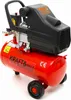 A red air compressor with a black housing and handle, shown from a slight diagonal angle on a white background. Náhľad obrázku produktu