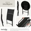 Ensemble table et chaises de jardin DUSSELDORF - noir Voir les images du produit 3