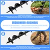 L800mm Ø80mm Erdbohrer mit SDS Plus Adapter für Produktbild-Vorschau 3