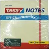 Tesa Office Notes gelb Haftnotitz Block 75mm x 75mm 100 Produktbild-Vorschau 1