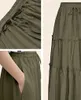 ASKSA Femme Elégante Maxi Jupe Elastique taille haute Voir les images du produit 5