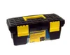 A black and yellow mini toolbox is shown against a white background. Produktbild-Vorschau