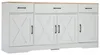 MODFU Buffet Blanc avec 3 Tiroirs et 4 Portes - Meuble de Voir les images du produit 8
