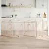 "im Angebot" 4-tlg. Hundetor mit Tür Faltbar 320 cm Produktbild-Vorschau 1