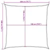 vidaXL Sluneční plachta 160 g/m² Taupe 2x2 m HDPE Náhled obrázku produktu 8