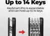 KeySmart iPro Works With Apple Find My Black Produktbild-Vorschau 5