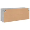 vidaXL Szafka ścienna pod TV betonowa szara 100x30x41 cm Podgląd zdjęcia produktu 9