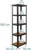 Scaffale per carichi pesanti Relaxdays, 500 kg, L x P x A: Anteprima dell’immagine prodotto 4