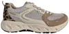 RIEKER Damen Sneaker beige leo Mesh Lederimtat - Größe: 42 Produktbild-Vorschau 18