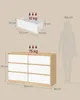 VASAGLE Kommode mit 6 Schubladen Modernes Sideboard für Produktbild-Vorschau 6