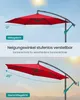 SONGMICS Sonnenschirm Ø 300 cm Sonnenschutz UPF 50+ Produktbild-Vorschau 4
