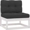 vidaXL 3-tlg. Garten-Lounge-Set mit Kissen Kiefer Produktbild-Vorschau 5