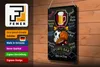 Blechschild Sports Bar Dart Basketball Football Golf, 30 x Produktbild-Vorschau 4