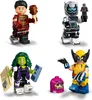 Four LEGO Marvel minifigures are displayed against a white background. Náhled obrázku produktu