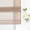 Delien Raffrollo mit Schlaufen Voile Uni Panneaux Küche Produktbild-Vorschau 4